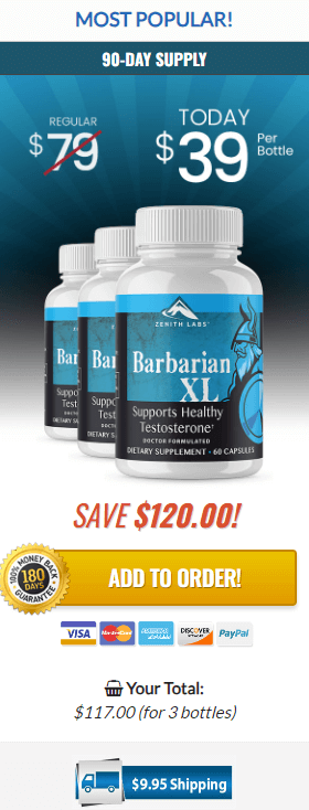  barbarian xl 3 bottles price