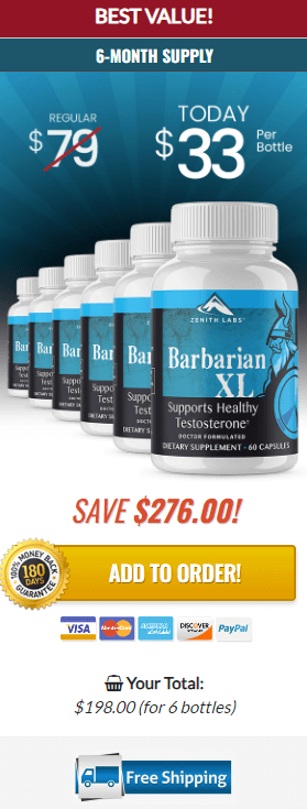 barbarian xl 6 bottles price